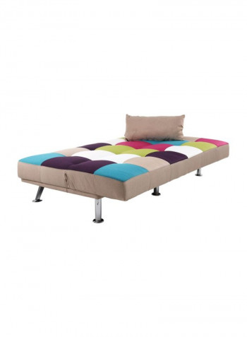 2-In-1 Pestal Sofa With Bed Blue/Green/White