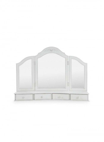Romance Mirror White 109 x 22.5 x 80cm