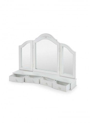 Romance Mirror White 109 x 22.5 x 80cm