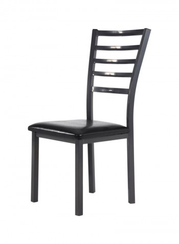 7-Piece New Barnn Dining Table And Chair Set Black