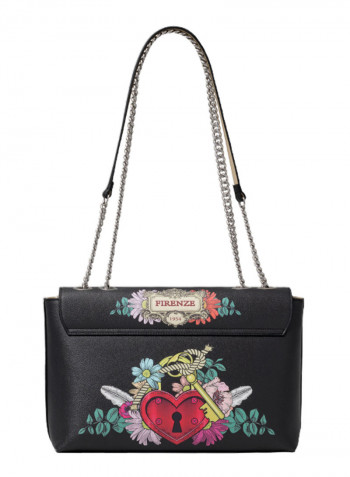 Britney Bird Printed Shoulder Bag Multicolour