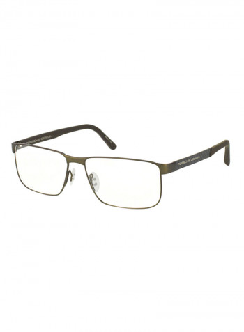 Men's Full Rim Square Eyeglass Frame - Lens Size: 58 mm