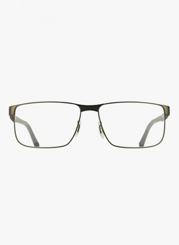 Men's Full Rim Square Eyeglass Frame - Lens Size: 58 mm
