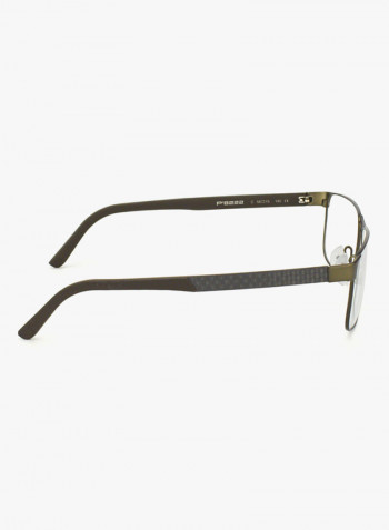 Men's Full Rim Square Eyeglass Frame - Lens Size: 58 mm