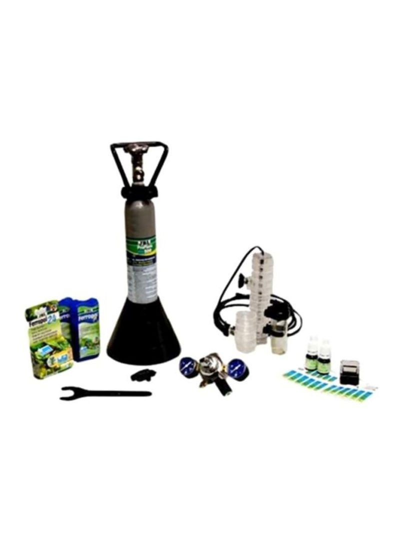 Proflora Fertilizer System With Refillable Cylinder Black/Clear/Silver