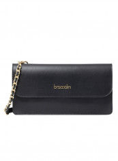 Michelle Metallic Strap Detail Shoulder Bag Black/Gold تقييمات Michelle Metallic Strap Detail Shoulder Bag Black/Gold