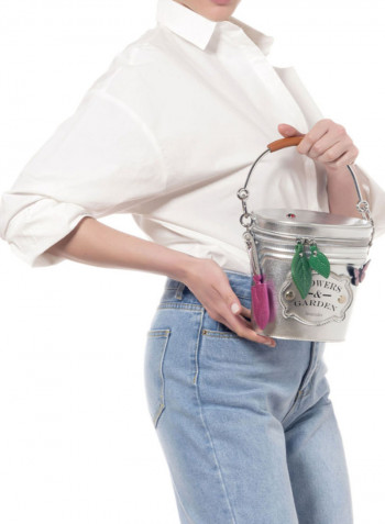 Flowers And Garden Bucket Bag Multicolour