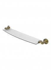 Dottingham Collection Glass Shelf Clear/Gold 24inch