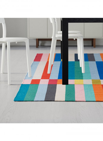 Flatwoven Handmade Area Rug Multicolour 240 x 170centimeter
