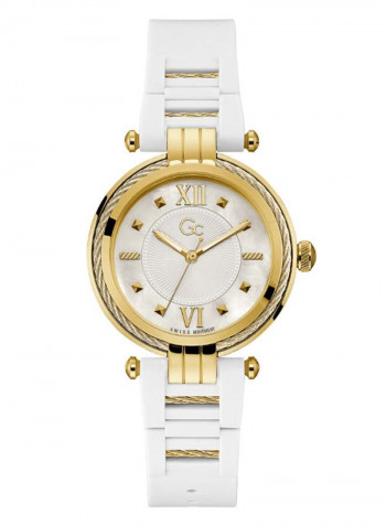 Women's Cablebijou Water Resistance Silicone Analog Watch Y56007L1MF