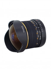 Camera Fixed Fisheye Lens Black