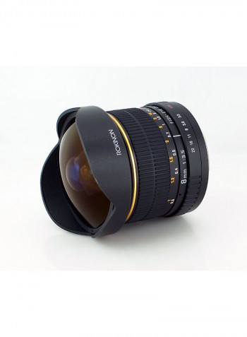 Camera Fixed Fisheye Lens Black