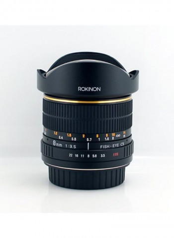 Camera Fixed Fisheye Lens Black