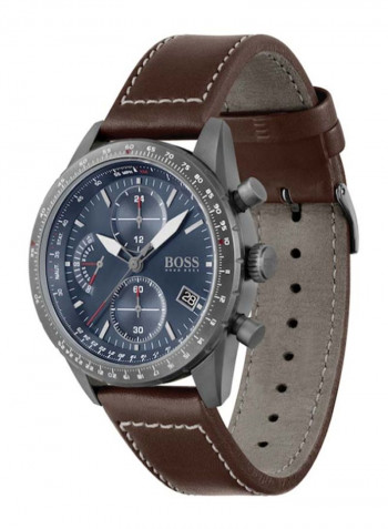 Men's Pilot Edition Water Resistance Leather Analog Watch 1513852