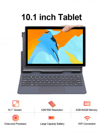 Tablet With Keyboard Black