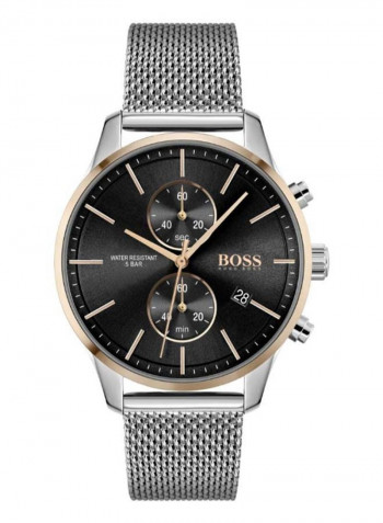 Men's Associate Water Resistance Stainless Steel Analog Watch 1513805