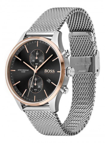 Men's Associate Water Resistance Stainless Steel Analog Watch 1513805