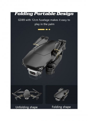 1080P HD Camera Long Flight With 3 Batteries 19 x 7.2 x 16.8cm