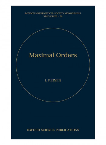 Maximal Orders Hardcover