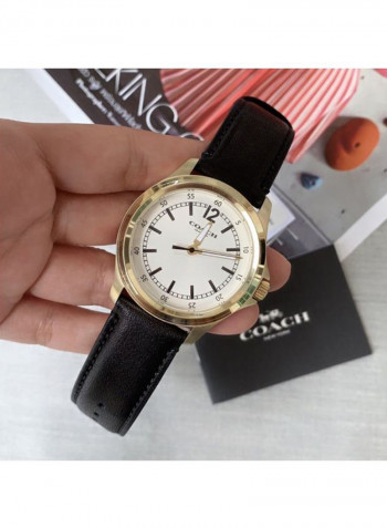 Men's Barrow Leather Analog Watch 14602056