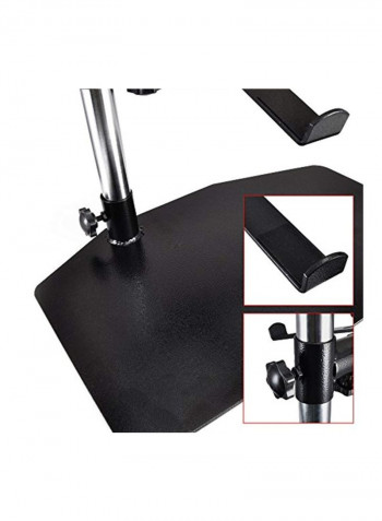 Portable Dual Laptop Stand Black