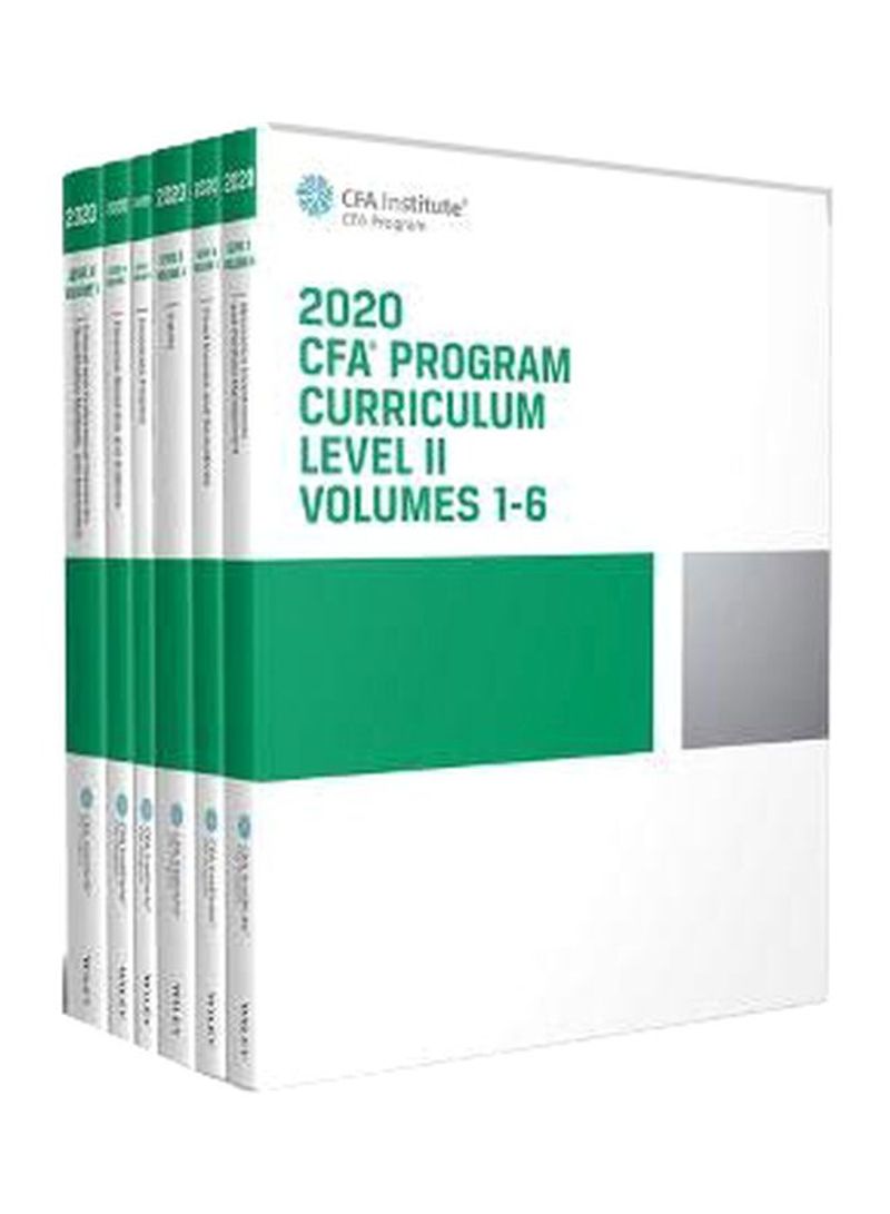 2020 CFA Program Curriculum Level II: Volumes 1-6 Box Set Paperback