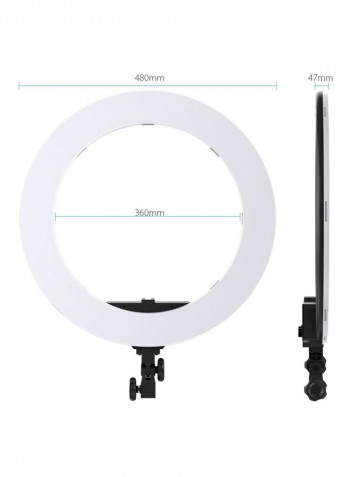 LED Studio Ring Light 58.2x48.5x4.7centimeter White/Orange