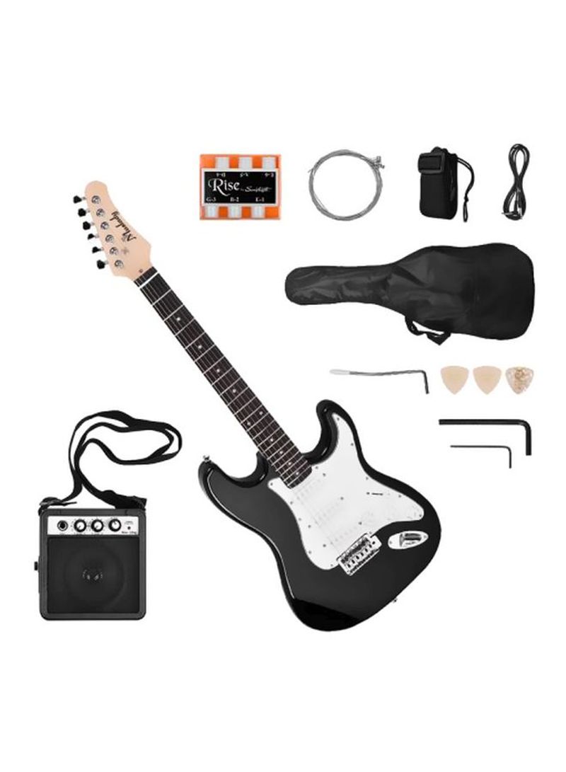 21-Frets 6-String Solid Wood Electric Guitar With Speaker/Pitch Pipe/Guitar Bag/Strap/Picks