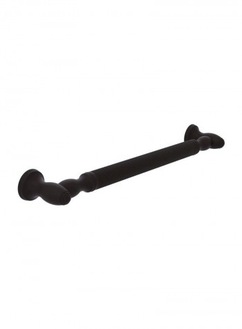 Brass Smooth Grab Bar Black 16inch