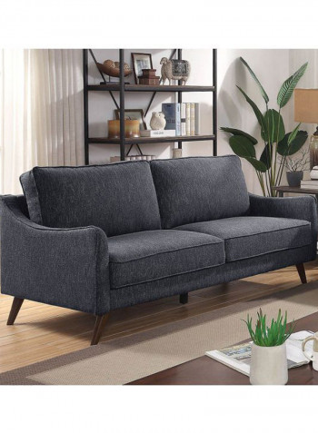 Hunter 3-Seater Sofa Grey/Brown 184x90x91cm