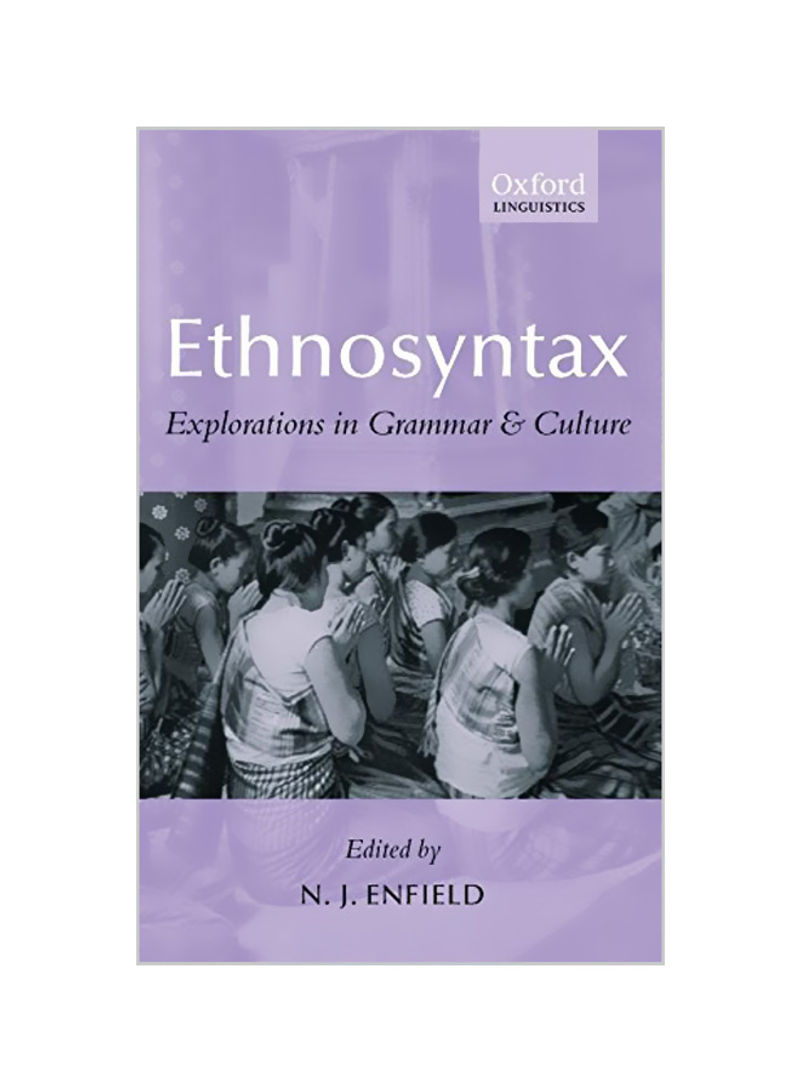 Ethnosyntax: Explorations in Grammar and Culture Hardcover