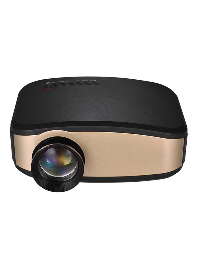 LED Portable Video Projector Black