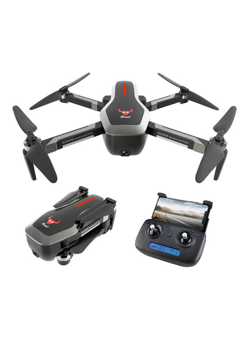 SG906 GPS Brushless 4K Drone with Camera 5G Wifi FPV Foldable Optical Flow Positioning Altitude Hold RC Quadcopter Black 28*10*24.5cm