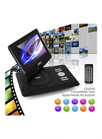 Portable DVD And CD Player PDV101BK Black