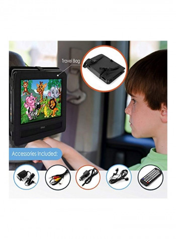 Portable DVD And CD Player PDV101BK Black