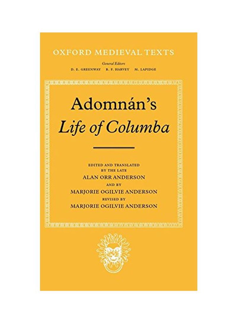 Adomnan's Life of Columba Hardcover
