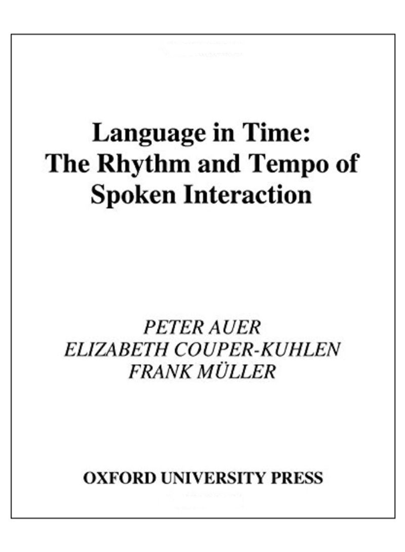 Language In Time Hardcover