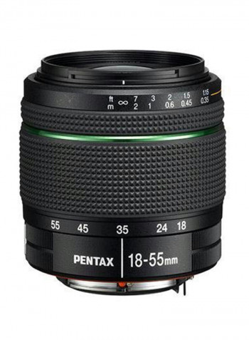 DA 18-55mm F/3.5-5.6 AL Weather Resistant Zoom Lens Black