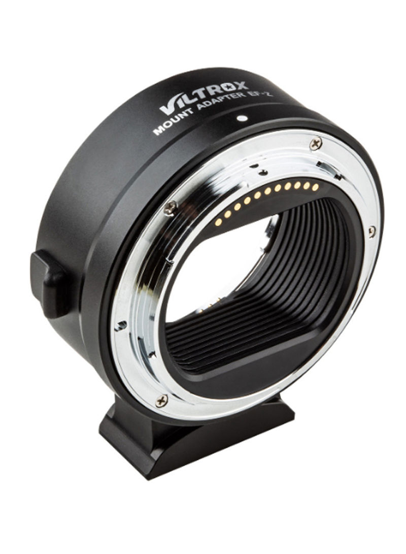 Auto Focus Lens Adapter Ring Black
