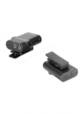 WM4 Pro-K2 Dual-Channel Digital Wireless Microphone LU-D8611 Black