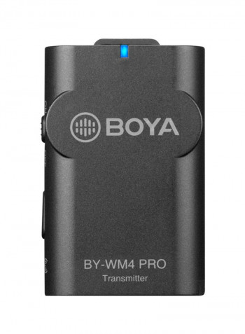 WM4 Pro-K2 Dual-Channel Digital Wireless Microphone LU-D8611 Black