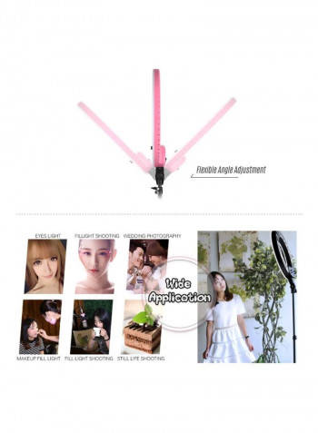 LED Photography Ring Light 53.3x3x45.3centimeter White/Black