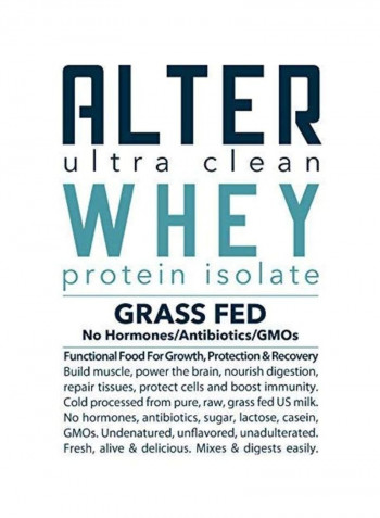 Ultra-Clean Whey Protein Isolate Dietary Supplement
