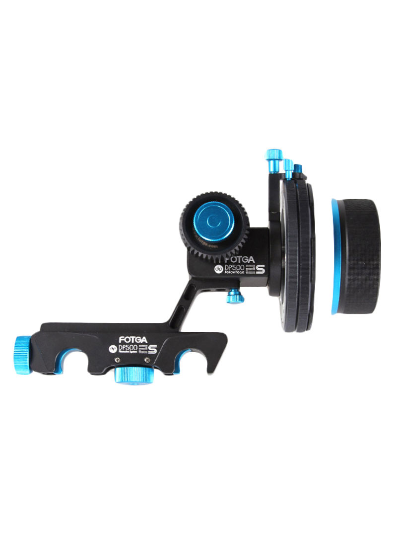 Follow Focus Quick Release Dampen With Gear Ring Black/Blue