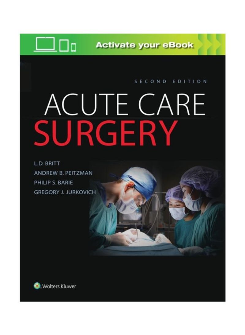 Acute Care Surgery Hardcover 2
