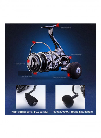 Sea Rock Fishing Spinning Reel 13 x 13 x 13cm