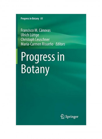 Progress In Botany Volume 81 Hardcover 1