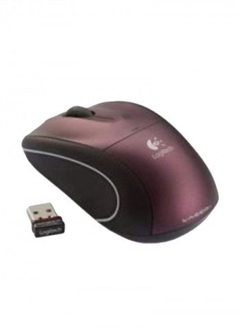 Wireless Optical Mouse Plum Purple
