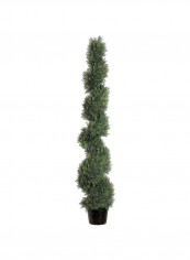 Artificial Spiral Cedar Topiary Plant Green/Black 5feet reviews Artificial Spiral Cedar Topiary Plant Green/Black 5feet