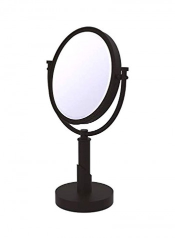 Tribecca Collection Vanity Top Make-Up Mirror Black/Clear 8inch